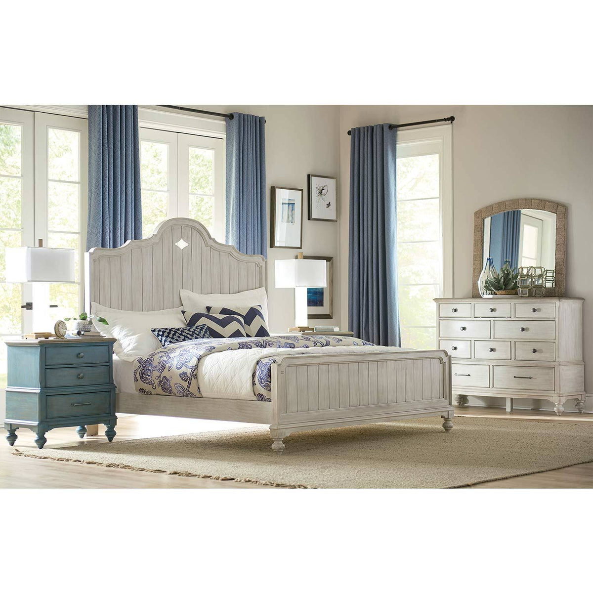 Blue Nightstand U64214