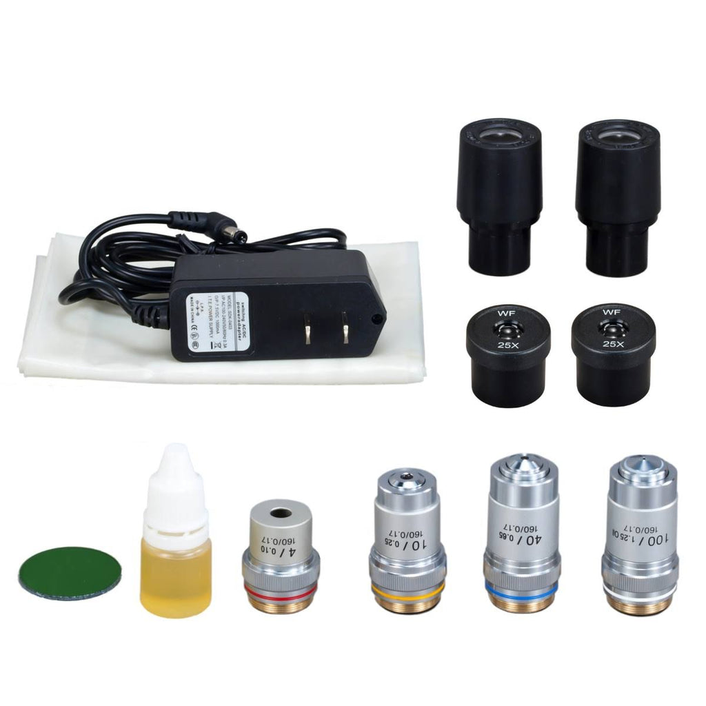 40x 2500X Binocular Biological Compound LED Microscope H270