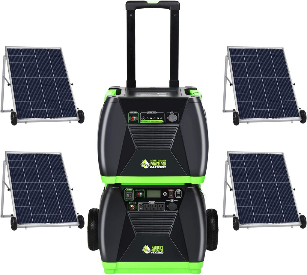 3600w Solar and Wind Powered Generator with Cart Z4108