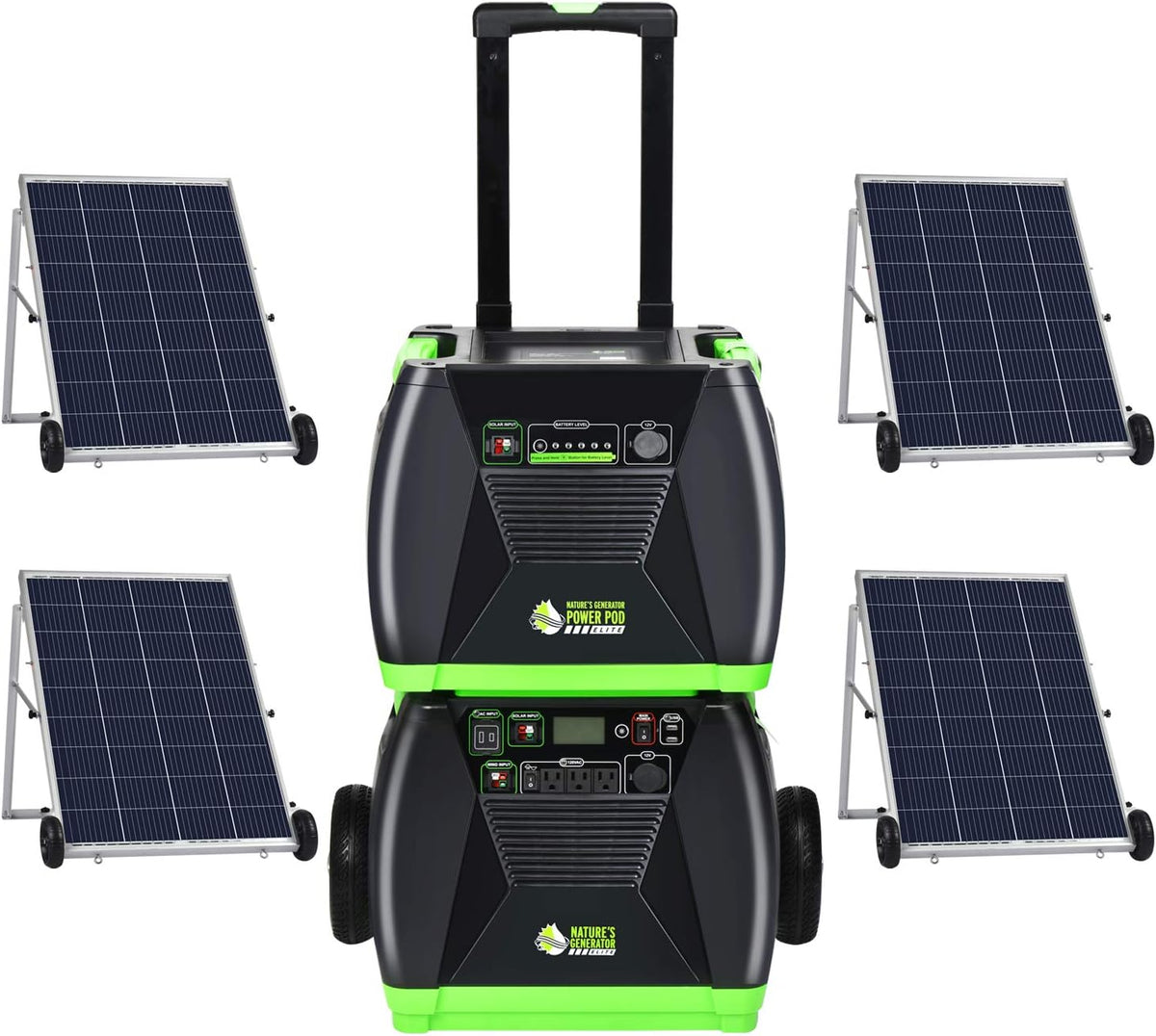 3600w Solar and Wind Powered Generator with Cart Z4108
