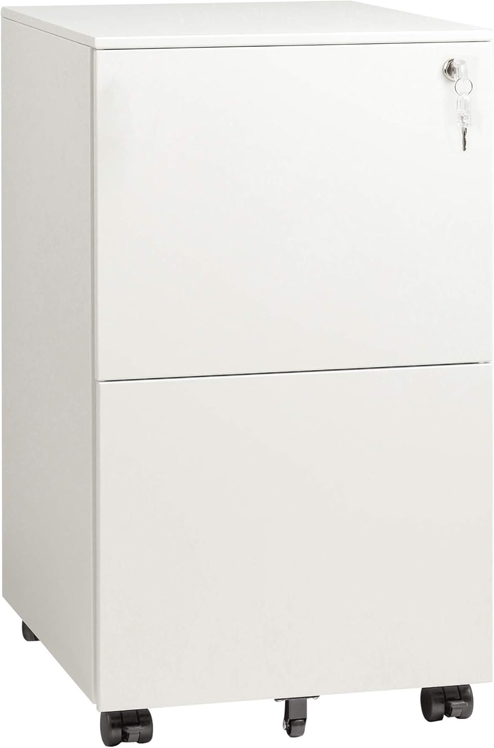 Black Vertical File Cabinet with Lock D624088