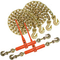 3/8 inch x 10 Foot Chain and Load Binder Kit H147138