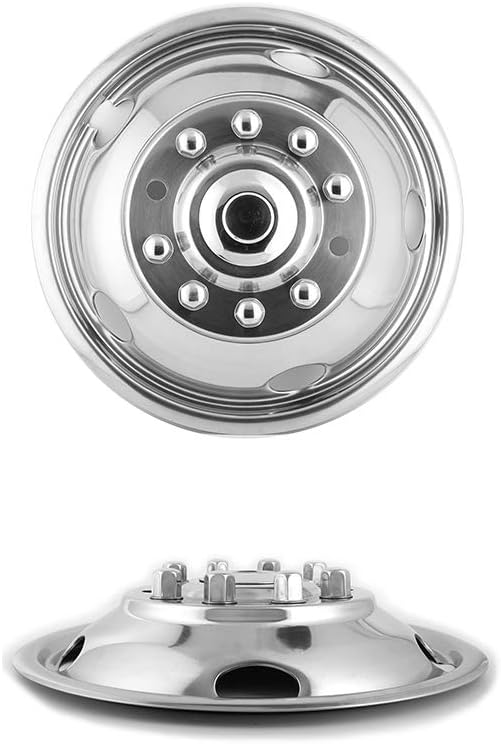 19.5inch Polished Stainless Steel Dually Wheel Simulators P957620