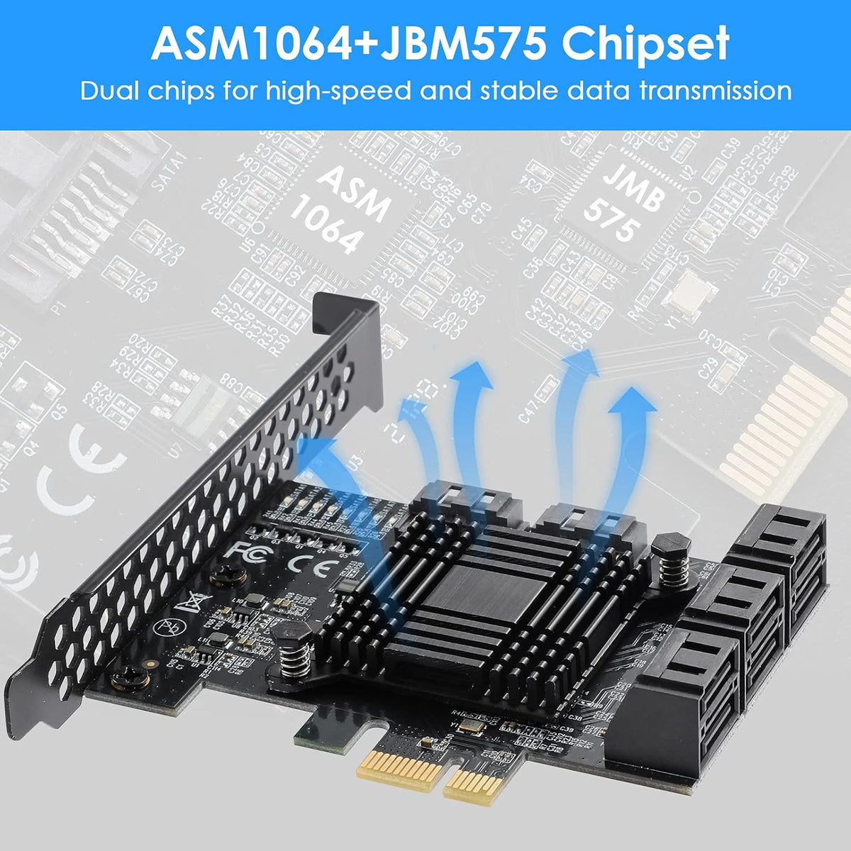 PCIe SATA Card 8 Ports Y831073