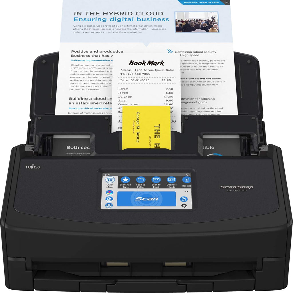 Black Document Scanner O8700