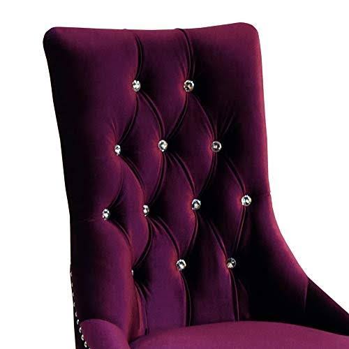 Purple Parson Chair Z581