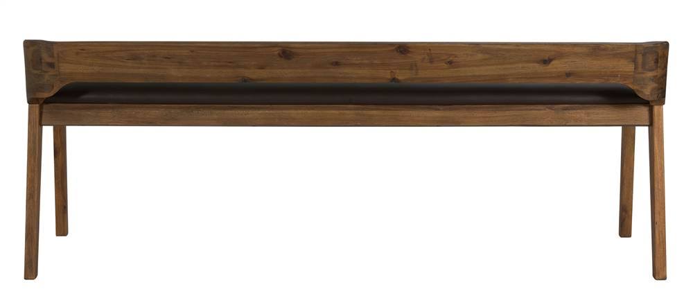 Chestnut Wire Brush Dining Bench Q3062