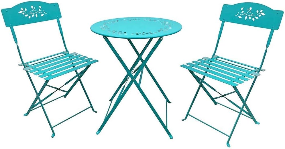 3 Piece Folding Patio Bistro Set Z946