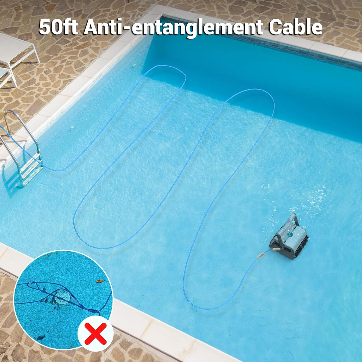 Automatic Robotic Pool Cleaner with Wall Climbing R2209