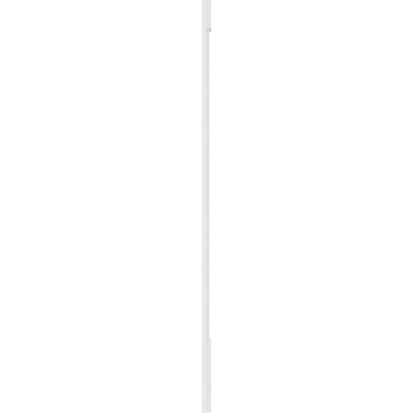 PVC Raised Panel Pilaster with Capital & Base (Pair) H48009