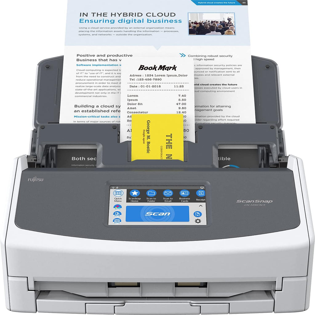 Black Document Scanner O8700