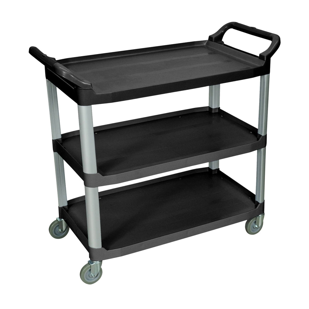 Black Three Shelves Utility Cart Y518546
