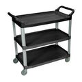 Black Three Shelves Utility Cart Y518546
