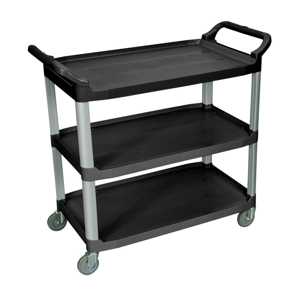 Black Three Shelves Utility Cart Y518546