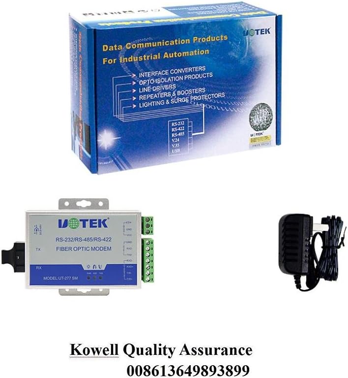 RS-232/422/485 to Optical Fiber Media Converters K58102
