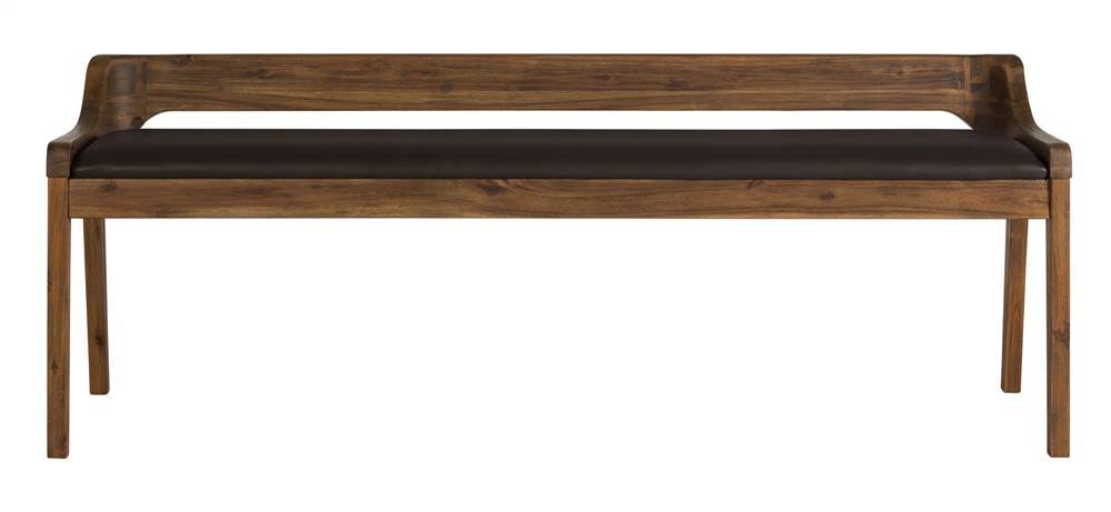 Chestnut Wire Brush Dining Bench Q3062