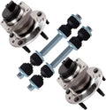 4pcs Suspension Kit Front Sway Bar End Link Wheel Hub Bearing B380046