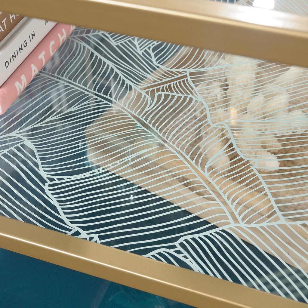 Coffee Table, Satin Gold Finish N36034
