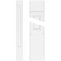 PVC Raised Panel Pilaster with Capital & Base (Pair) H48009