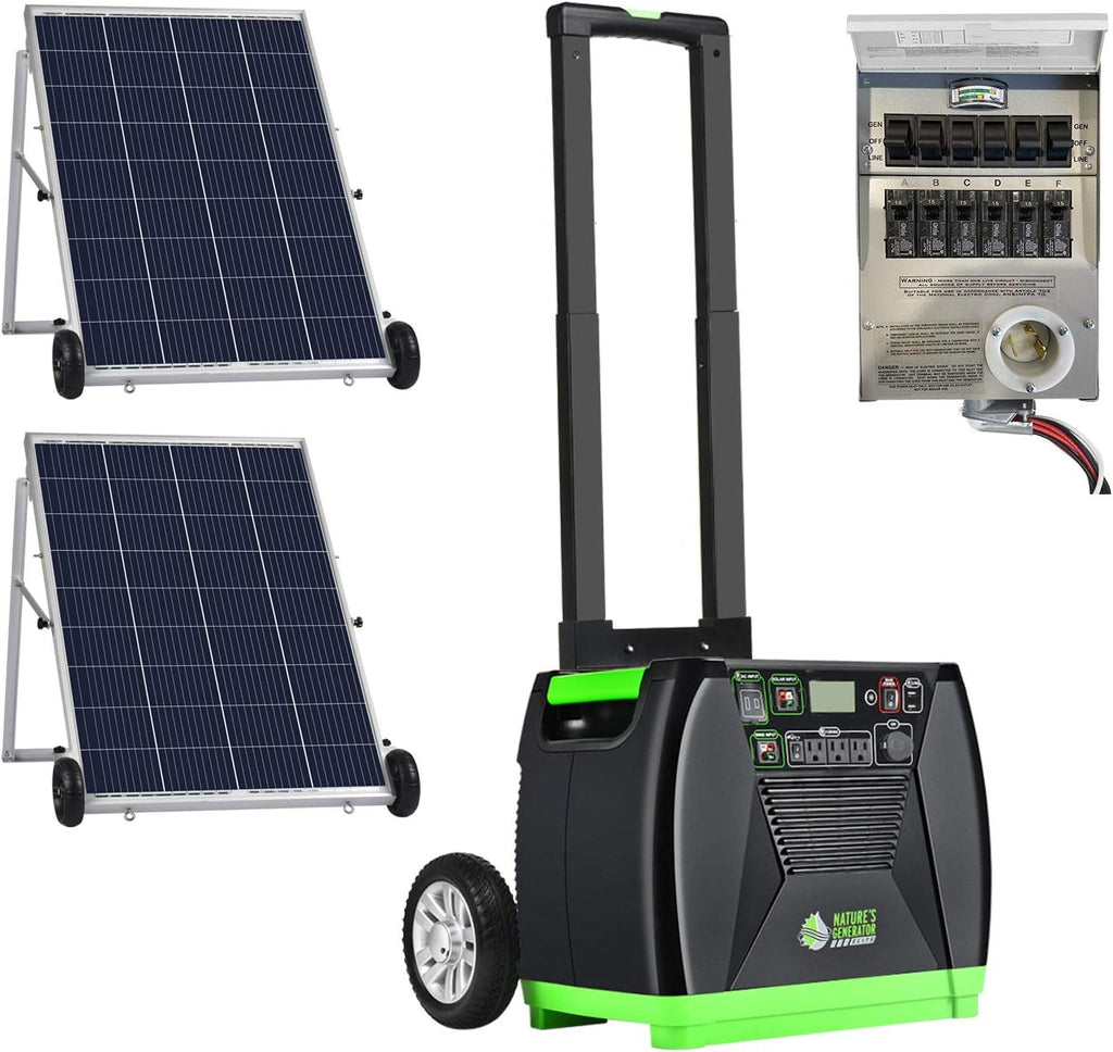 3600w Solar and Wind Powered Generator with Cart Z4108