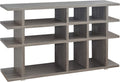 Contemporary Weathered Grey Bookcase/Console N80153