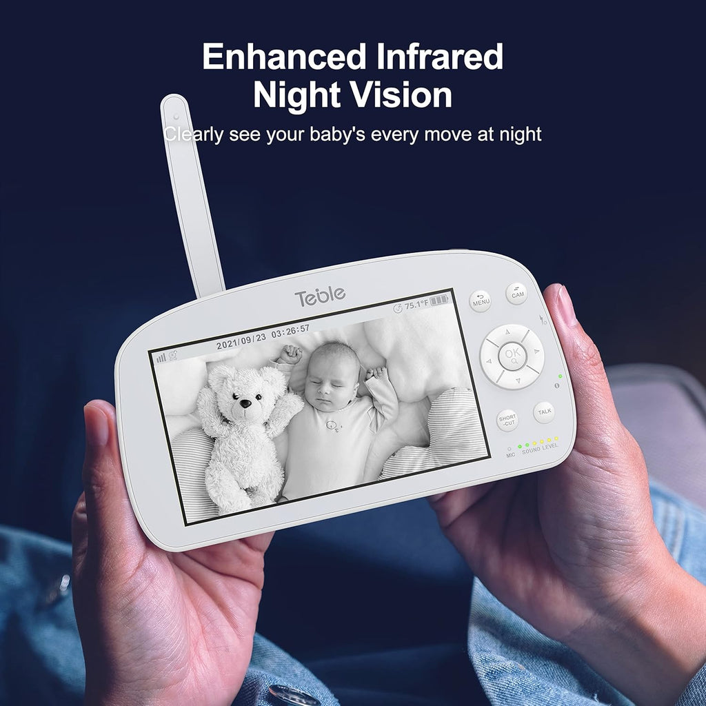 5.5" HD Video Baby Monitor with Camera and Audio N370