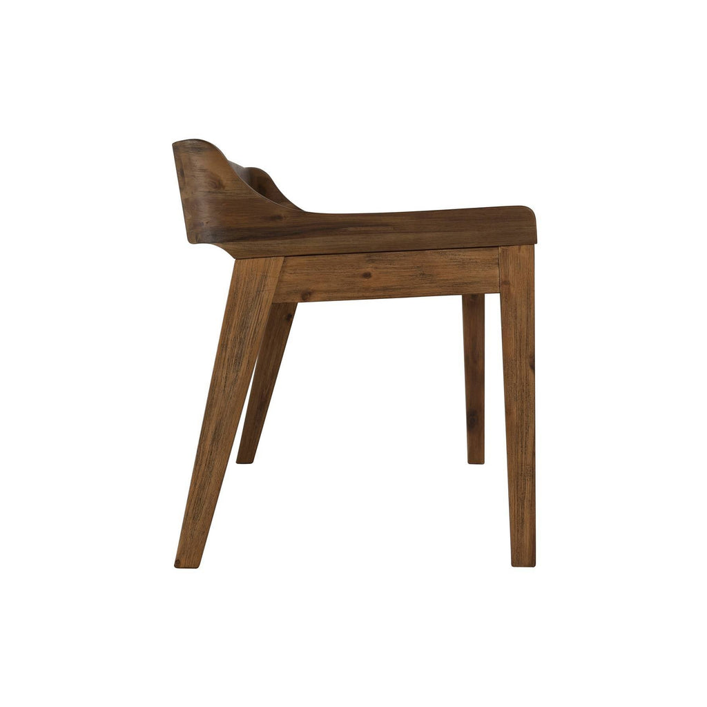 Chestnut Wire Brush Dining Bench Q3062