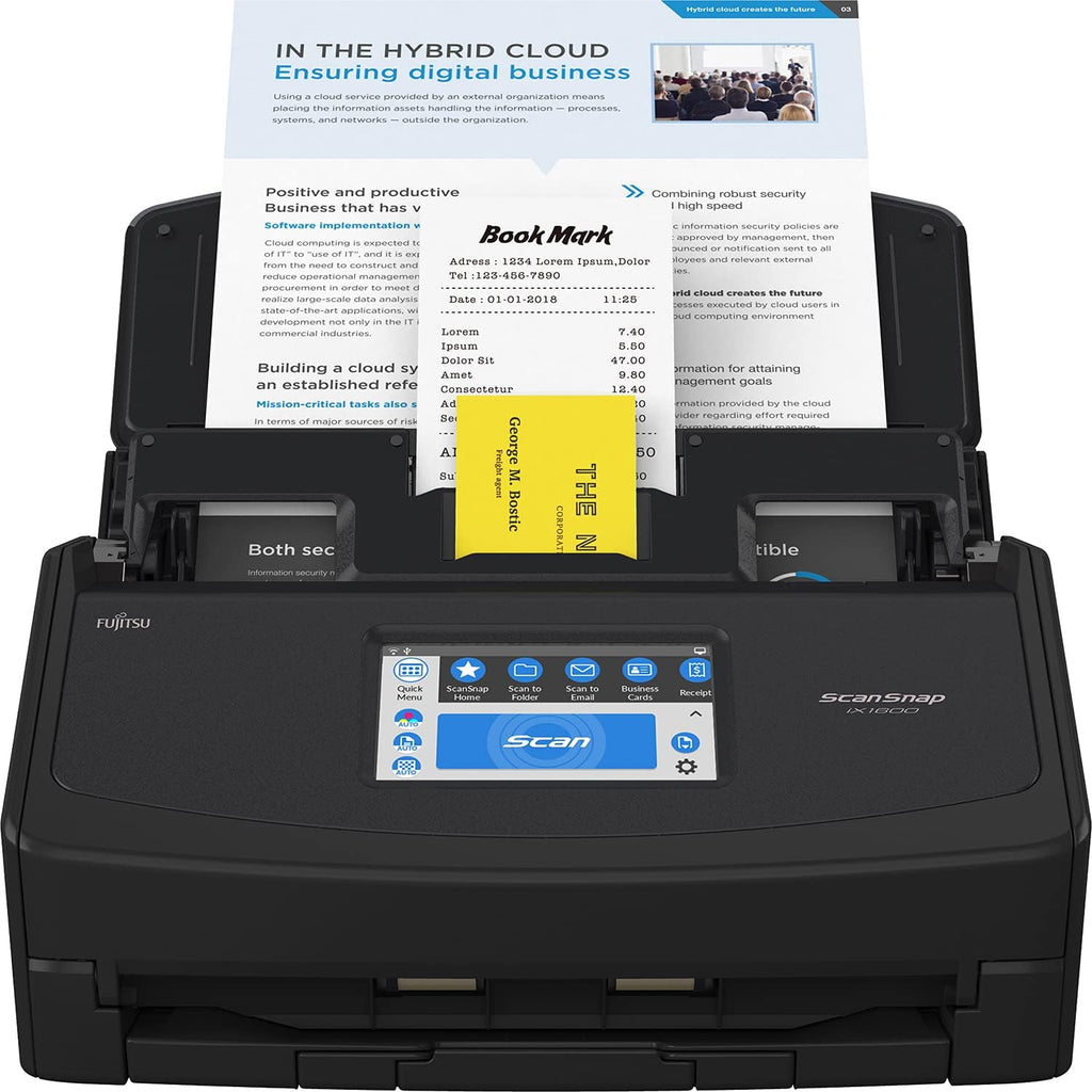 Black Document Scanner O8700