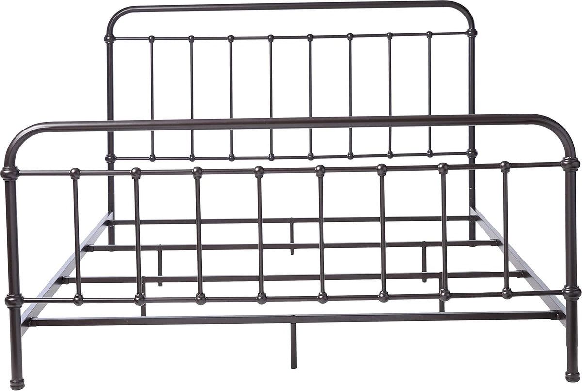 California King Metal Bed Dark Bronze R85898