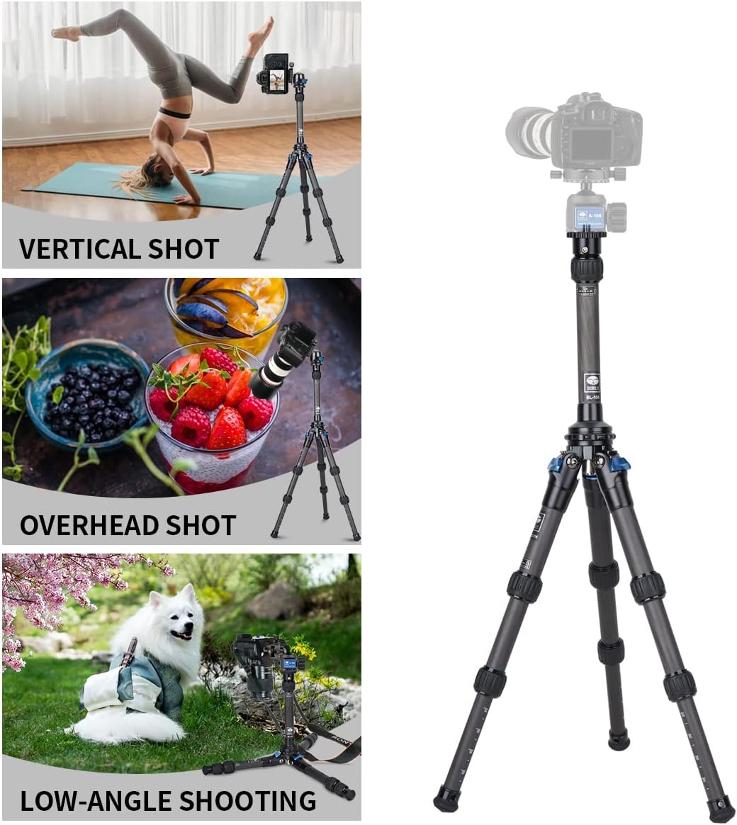 Carbon Fiber Mini Tripod with Center Column J168016
