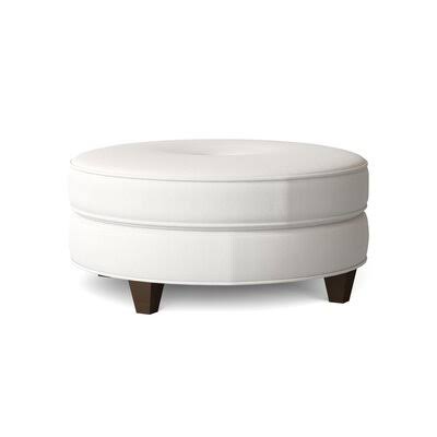 Classic Bleach White Cocktail Ottoman E47098