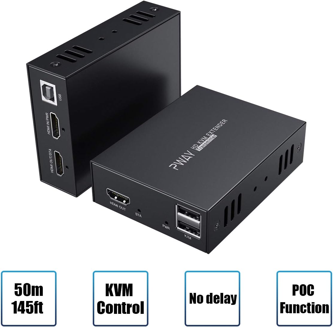 HDMI KVM USB Extender 150m over Cat5e/6/7 1080P S874791
