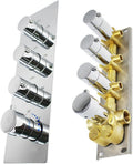3-way Brass Thermostatic Shower Valve K858