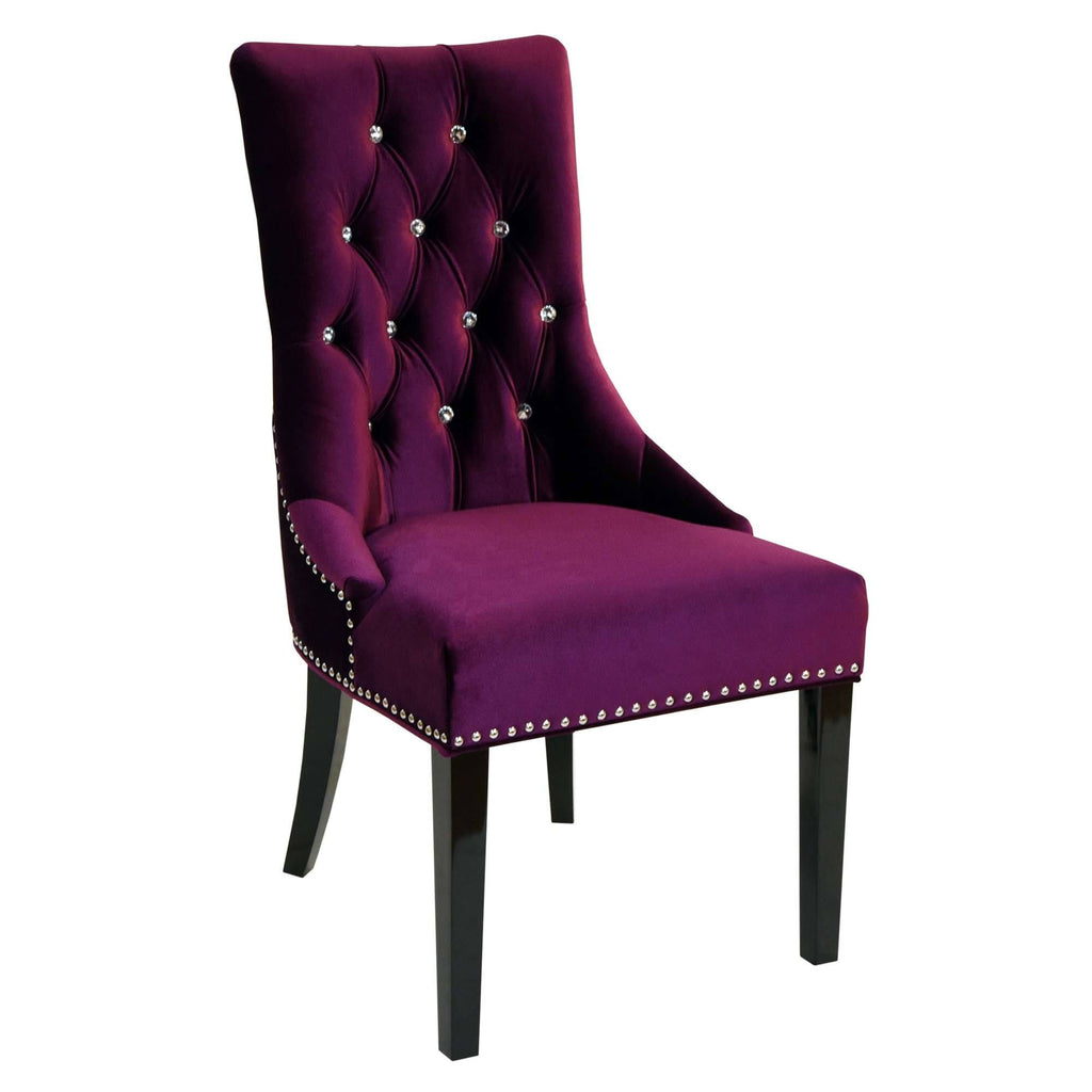 Purple Parson Chair Z581