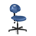 Blue Polyurethane Non Tilt Chair F8010