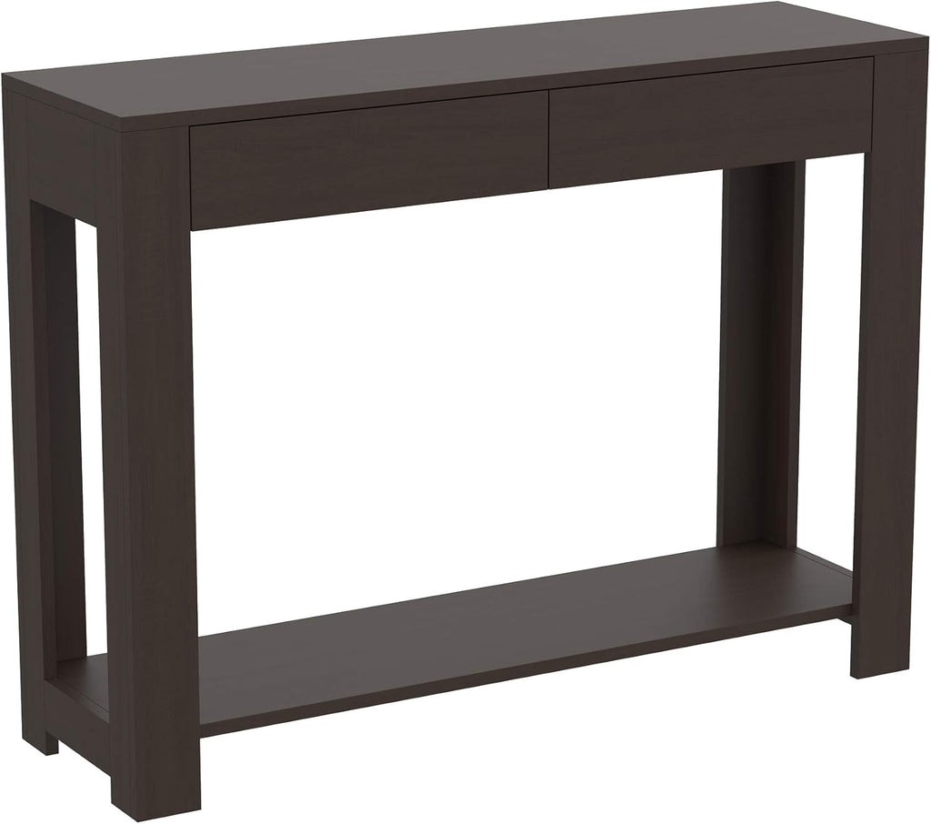 Brown 2 Drawer Console Table V707