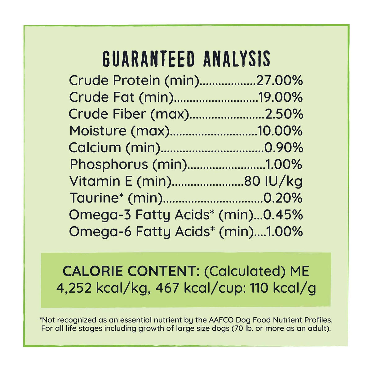 Grain-Free Grass Fed Lamb Recipe Dry Dog Food 24 lb H384
