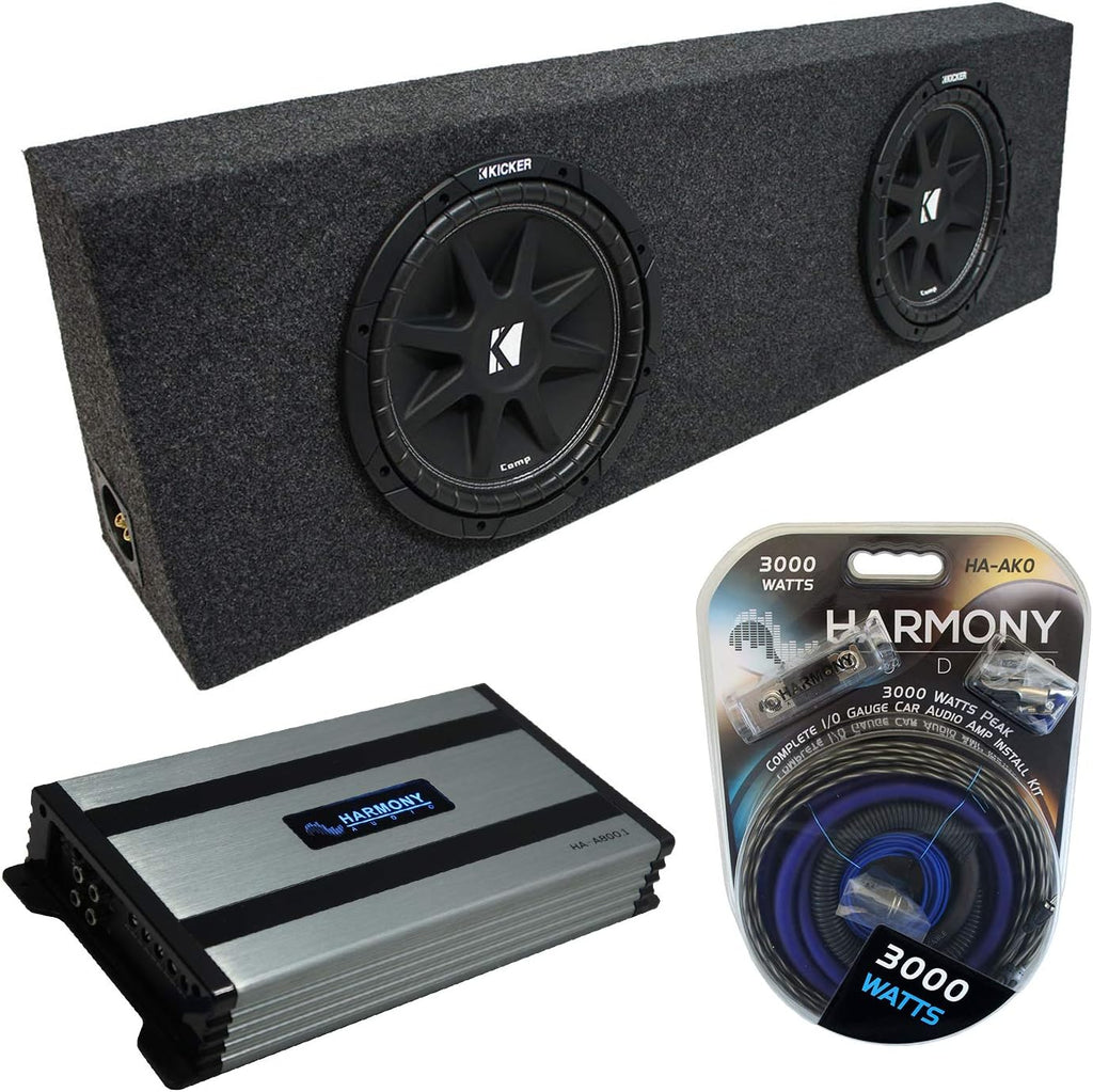Dual 12 Sub Box Enclosure & Amp O44941
