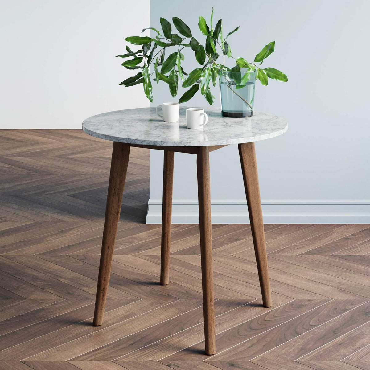 Round Marble Bistro Dining Table H18137