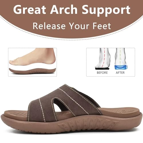 Lightweight Slip On Thick Cushion Sandals J635185