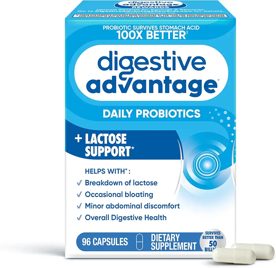 Probiotics + Lactase Digestive Enzymes 96ct C24456