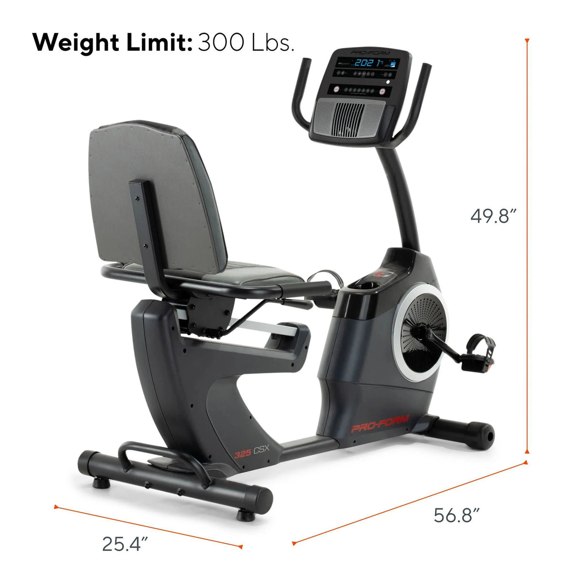 Recumbent Exercise Bike with Display G76277
