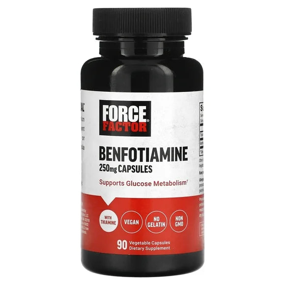 Benfotiamine 250 mg 90 Vegetable Capsules E278