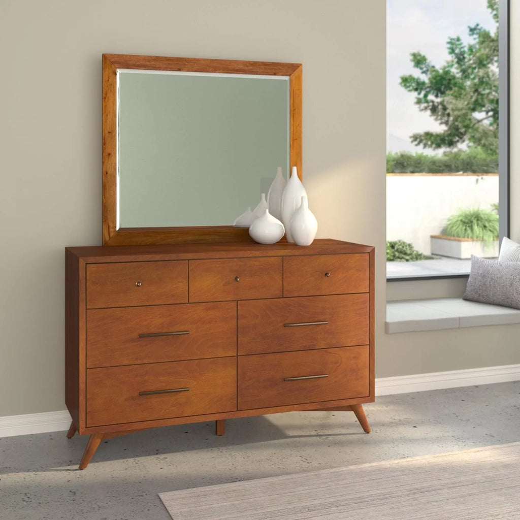 Mahogany and Okoume Veneer Dresser Mirror Q45495