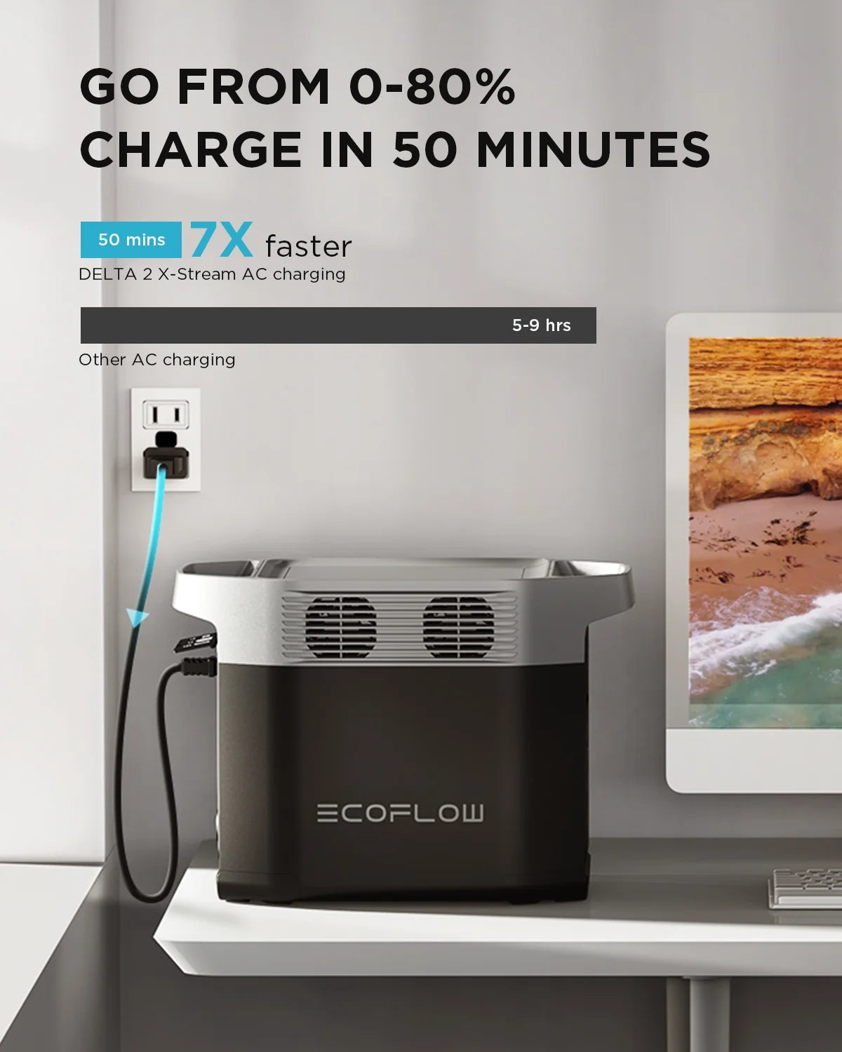 Portable Power Station with Smart Extra Battery R769344