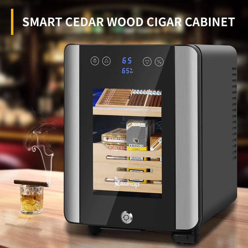 25L Electric Cigar Humidor with Digital Hygrometer E472