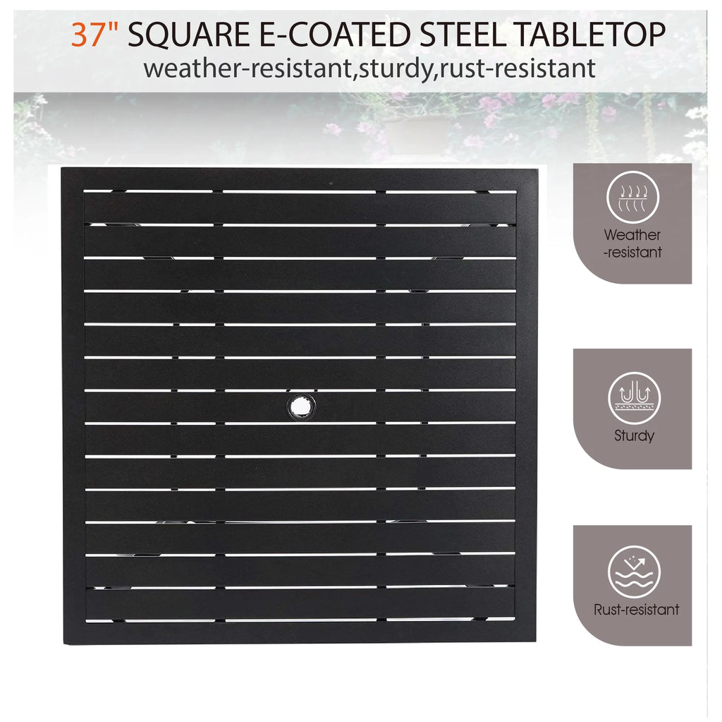 5-Piece Cast Aluminum Patio Dining Set T670