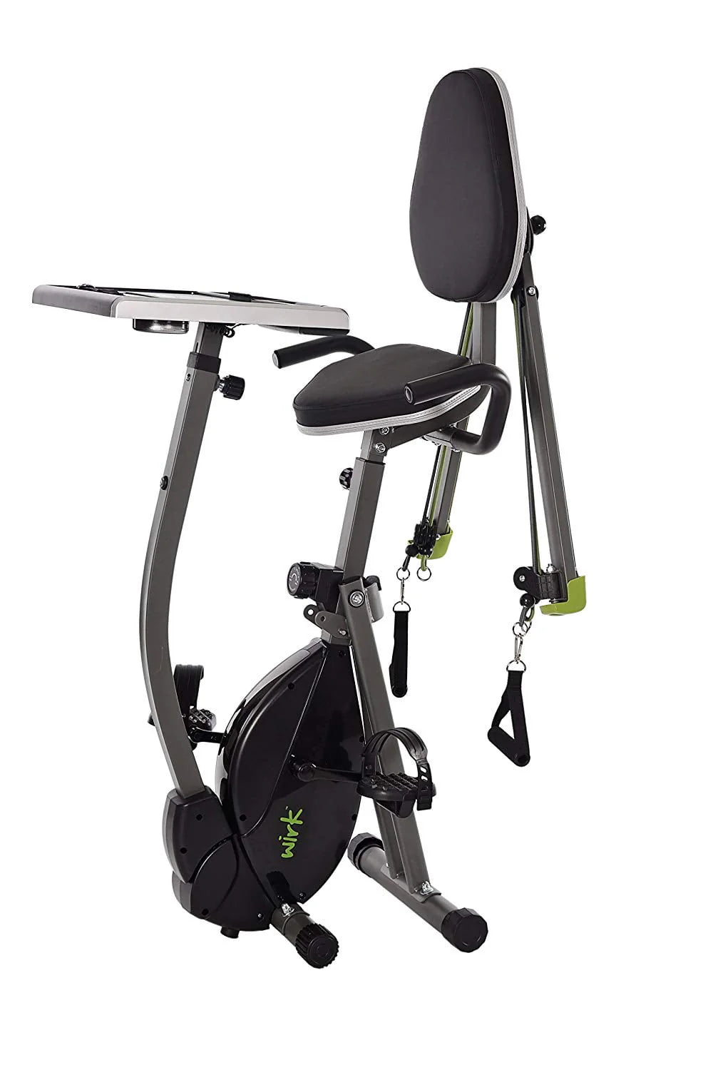 Upright Exercise Bike Workstation and Standing Desk T553982