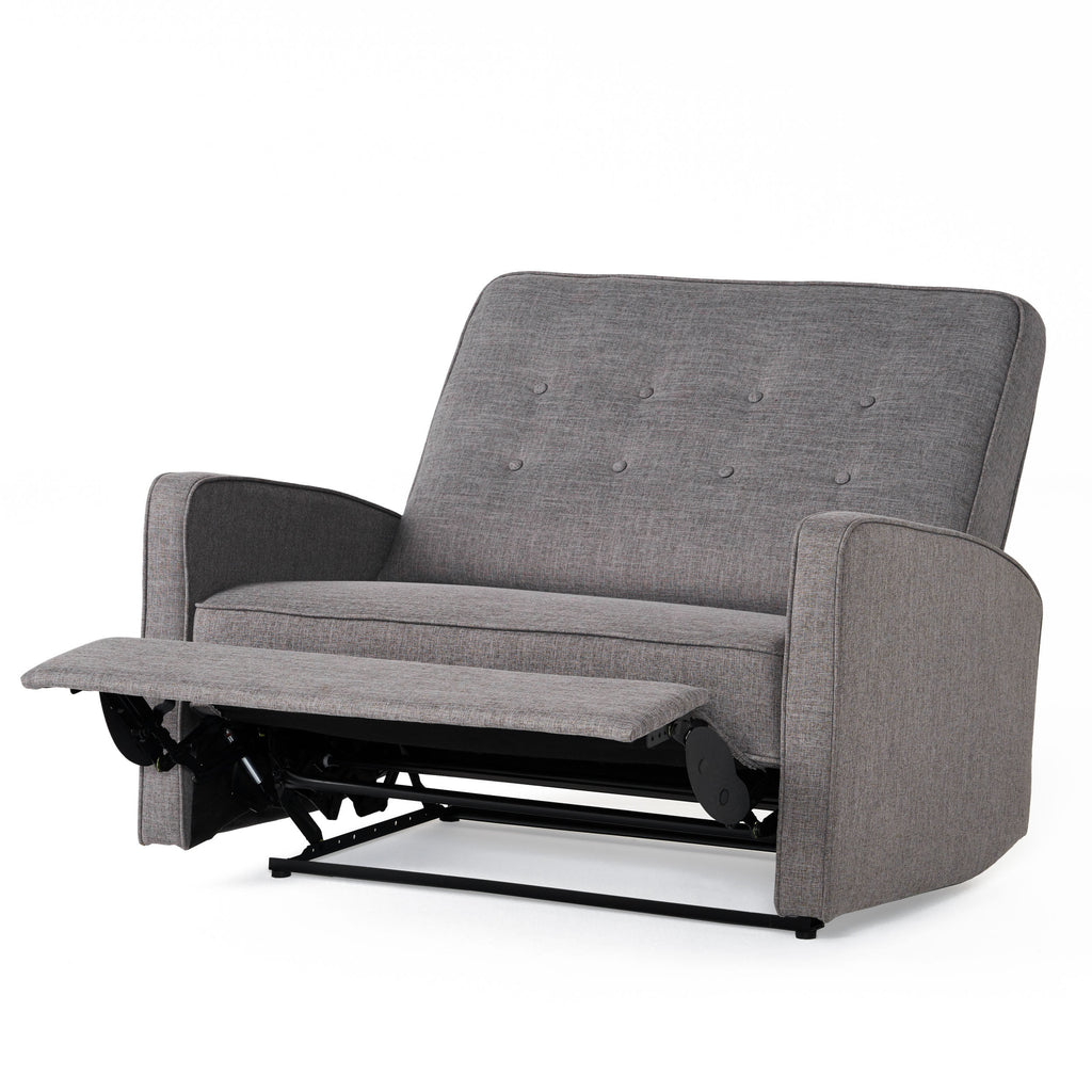 Gray Fabric Reclining Loveseat B968879