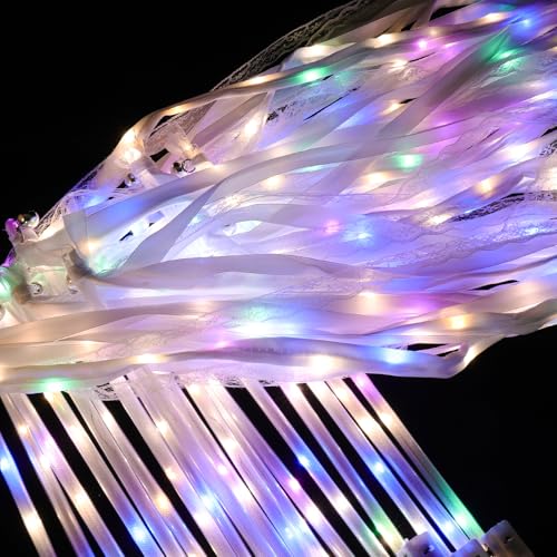 Light up Wedding Wands with Ribbons & Bells U974046